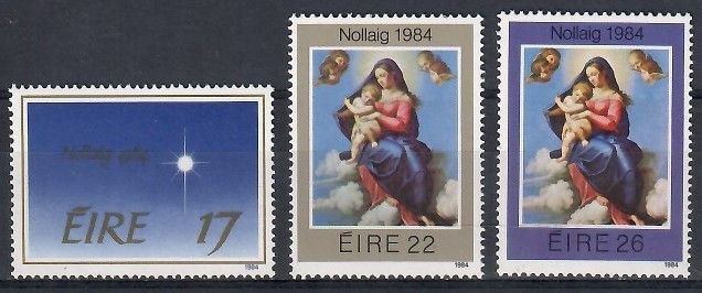 Znaczek Irlandia 1984 Mi 550-552 Czyste **