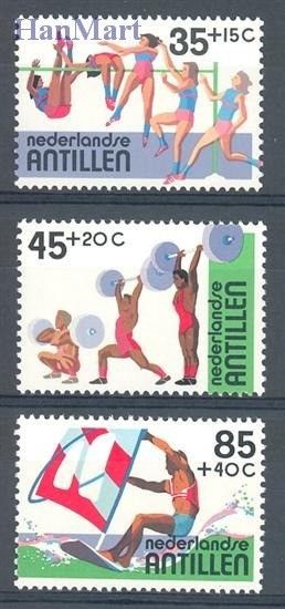 Znaczek Antyle Holenderskie 1983 Mi 487-489 Czyste **