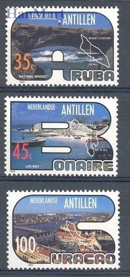 Znaczek Antyle Holenderskie 1983 Mi 490-492 Czyste **
