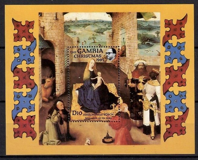 Znaczek Gambia 1985 Mi bl 18 Czyste **