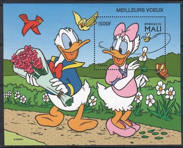 Znaczek Mali 1997 Mi bl 111 Czyste **