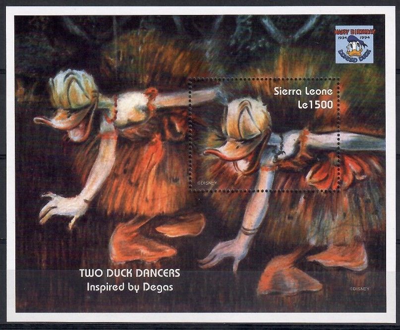 Znaczek Sierra Leone 1995 Mi bl 257 Czyste **