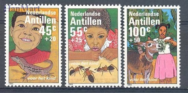 Znaczek Antyle Holenderskie 1983 Mi 500-502 Czyste **