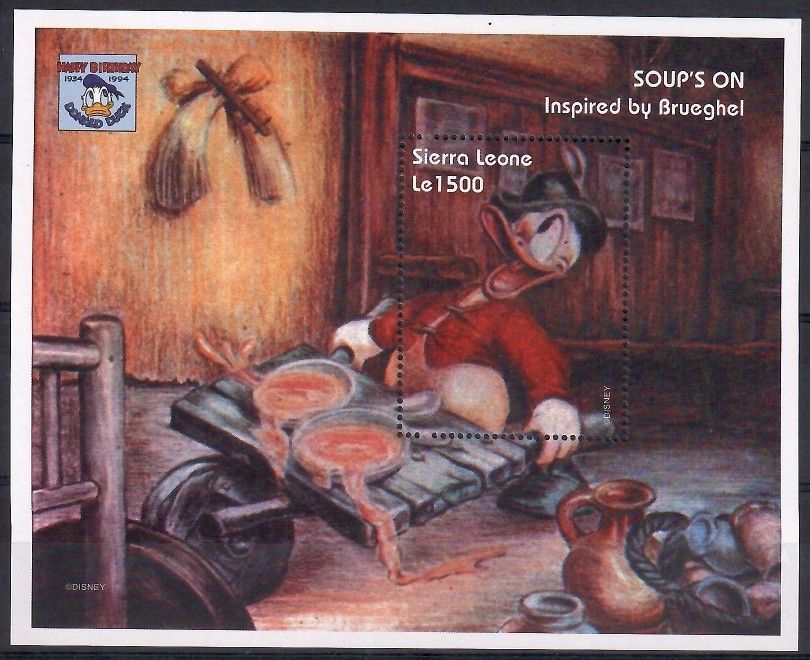 Znaczek Sierra Leone 1995 Mi bl 258 Czyste **