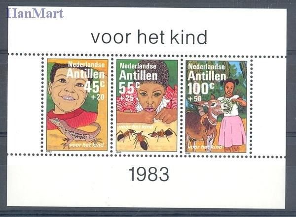 Znaczek Antyle Holenderskie 1983 Mi bl 26 Czyste **