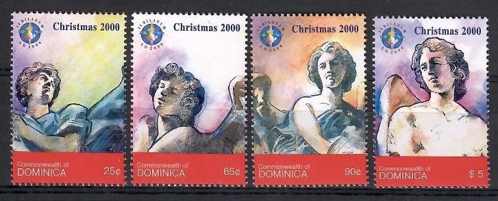 Znaczek Dominika 2000 Mi 2977-2980 Czyste **