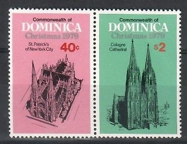 Znaczek Dominika 1979 Mi 655-656 Czyste **