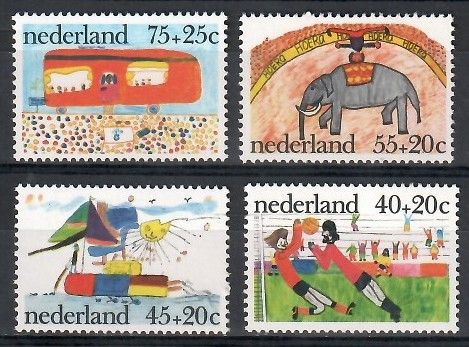 Znaczek Holandia 1976 Mi 1088-1091 Czyste **