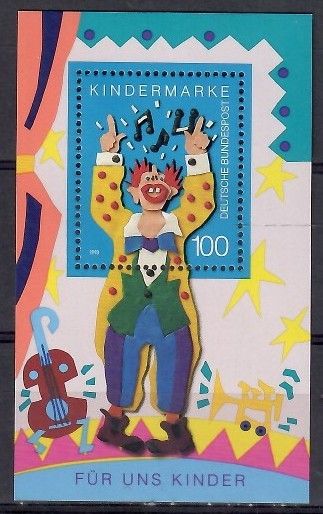 Znaczek Niemcy 1993 Mi bl 27 Czyste **