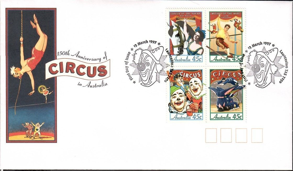 Znaczek Australia 1997 Mi 1626-1629 FDC