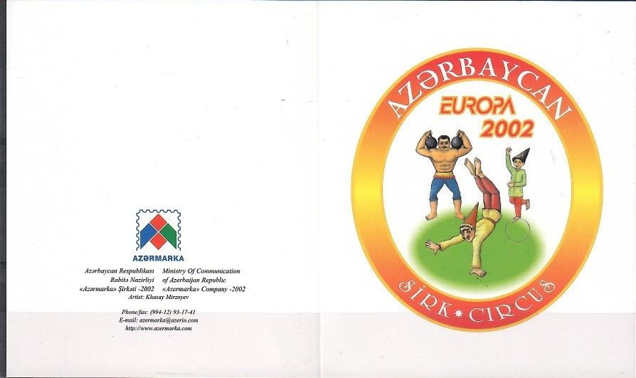 Znaczek Azerbejdżan 2002 Mi mh 513-514D Czyste **