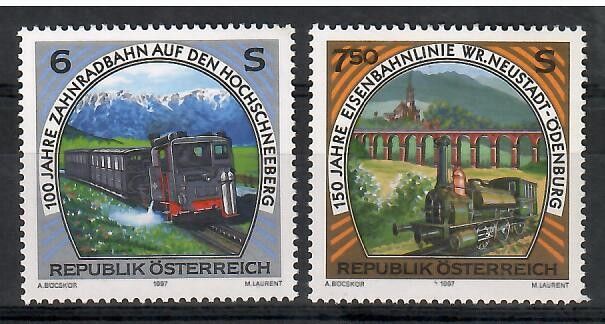 Znaczek Austria 1997 Mi 2223-2224 Czyste **