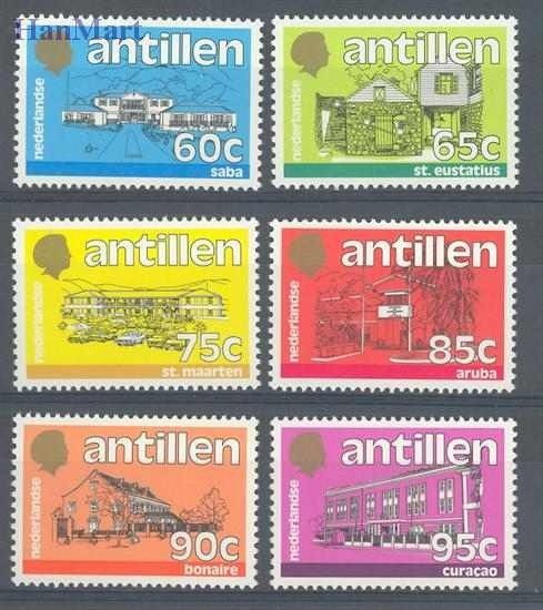 Znaczek Antyle Holenderskie 1984 Mi 530-535 Czyste **