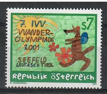 Znaczek Austria 2001 Mi 2349 Czyste **