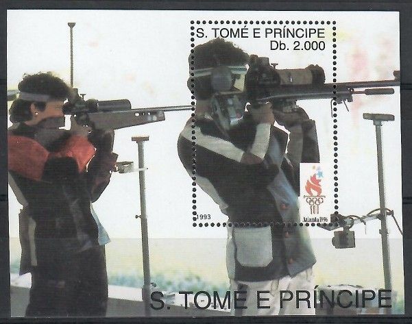 Znaczek Wyspy Św. Tomasza i Książęca 1993 Mi bl 308 Czyste **