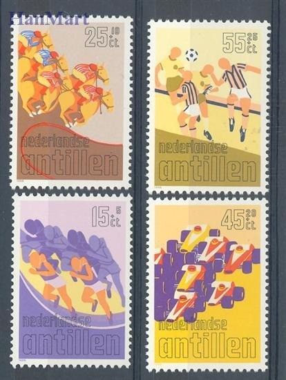 Znaczek Antyle Holenderskie 1986 Mi 582-585 Czyste **