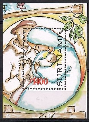 Znaczek Surinam 1998 Mi bl 75 Czyste **