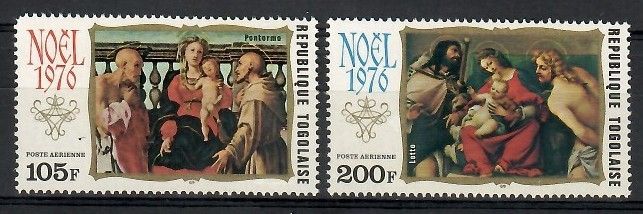 Znaczek Togo 1976 Mi 1198-1199C Czyste **