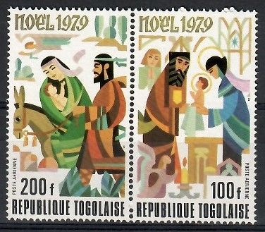 Znaczek Togo 1979 Mi 1406-1407C Czyste **