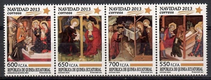 Znaczek Gwinea Równikowa 2013 Mi 2112-2115 Czyste **
