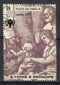 Znaczek Wyspy Św. Tomasza i Książęca 1979 Mi 611 Czyste **