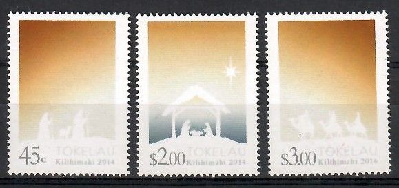 Znaczek Tokelau 2014 Mi 457-459 Czyste **