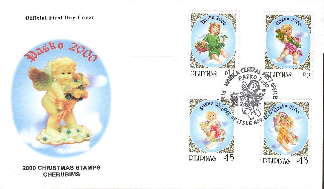 Znaczek Filipiny 2000 Mi 3208-3212 FDC