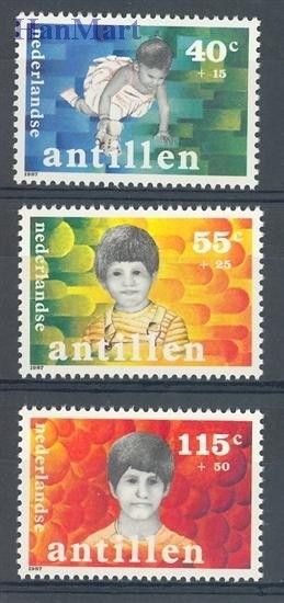 Znaczek Antyle Holenderskie 1987 Mi 619-621 Czyste **