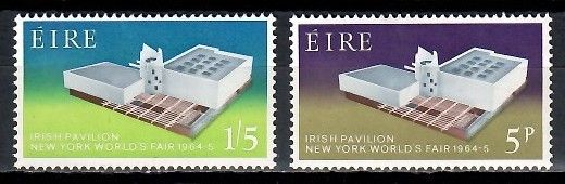 Znaczek Irlandia 1964 Mi 165-166 Z podlepką *