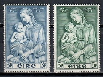 Znaczek Irlandia 1954 Mi 120-121 Czyste **