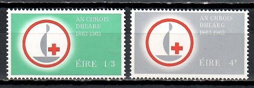 Znaczek Irlandia 1963 Mi 161-162 Czyste **