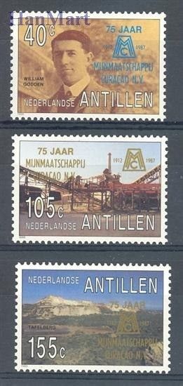 Znaczek Antyle Holenderskie 1988 Mi 627-629 Czyste **