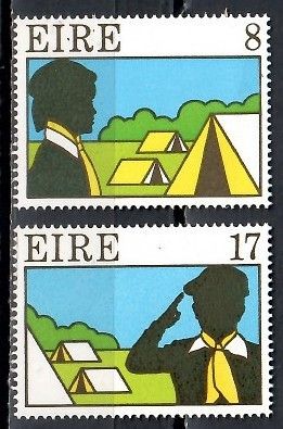 Znaczek Irlandia 1977 Mi 364-365 Czyste **