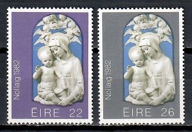 Znaczek Irlandia 1982 Mi 482-483 Czyste **