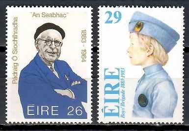 Znaczek Irlandia 1983 Mi 506-507 Czyste **