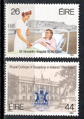 Znaczek Irlandia 1984 Mi 536-537 Czyste **