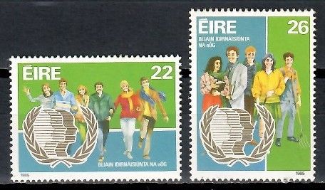 Znaczek Irlandia 1985 Mi 575-576 Czyste **