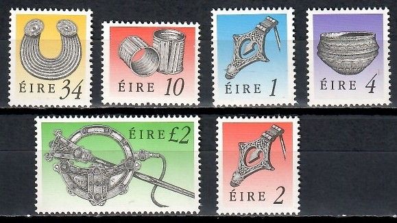 Znaczek Irlandia 1990 Mi 723-728IA Czyste **