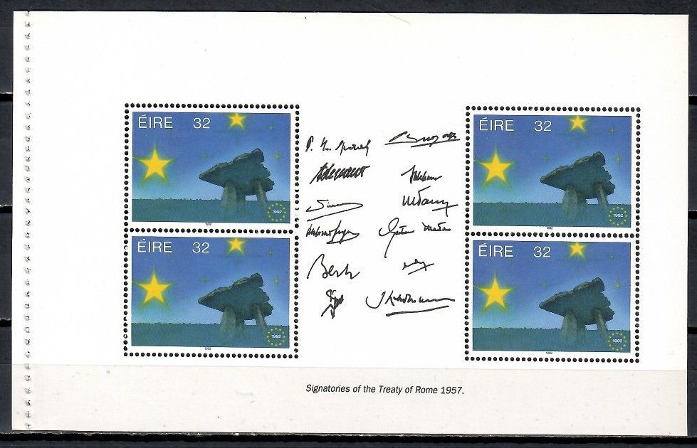 Znaczek Irlandia 1992 Mi h-blatt 810 Czyste **