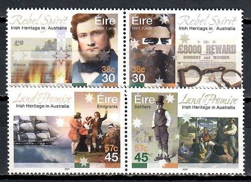 Znaczek Irlandia 2001 Mi 1332-1335 Czyste **
