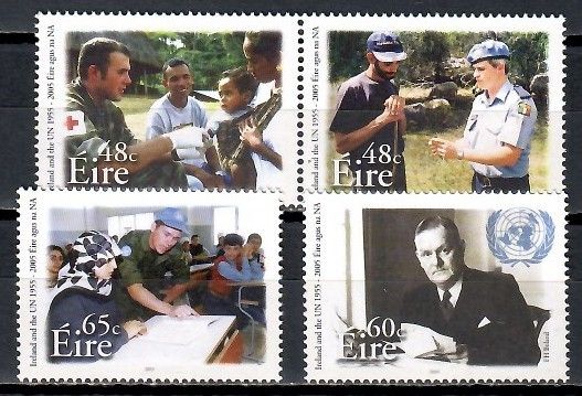 Znaczek Irlandia 2005 Mi 1670-1673 Czyste **