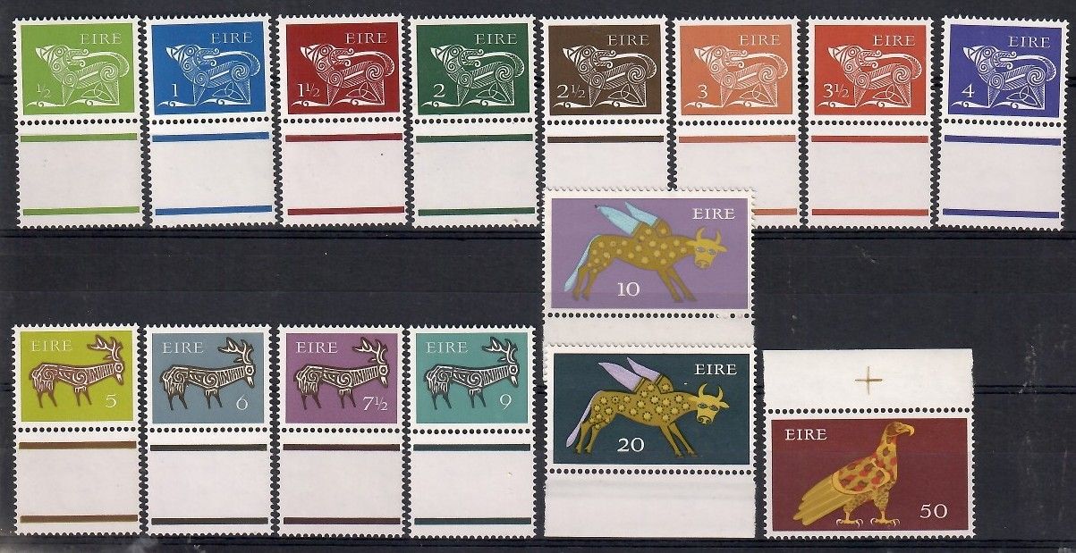 Znaczek Irlandia 1971 Mi zf 250-264xA Czyste **