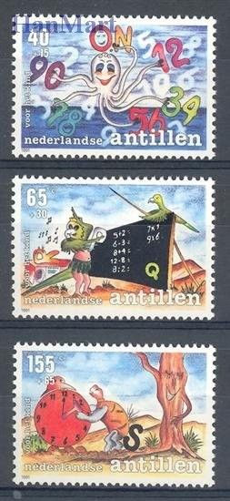 Znaczek Antyle Holenderskie 1991 Mi 728-730 Czyste **