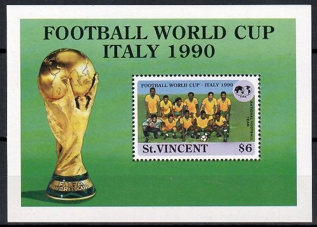 Znaczek St. Vincent 1989 Mi bl 83-all414PN Czyste **