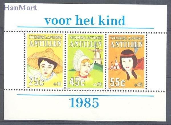Znaczek Antyle Holenderskie 1985 Mi bl 29 Czyste **