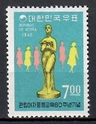 Znaczek Korea Południowa 1968 Mi 636 Czyste **