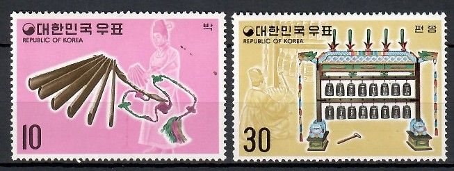 Znaczek Korea Południowa 1974 Mi 943-944 Czyste **
