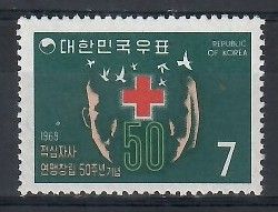 Znaczek Korea Południowa 1969 Mi 651 Czyste **