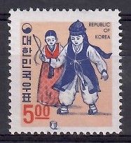 Znaczek Korea Południowa 1967 Mi 599 Czyste **