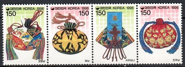 Korea Południowa 1996 Mi 1906-1909 Czyste **